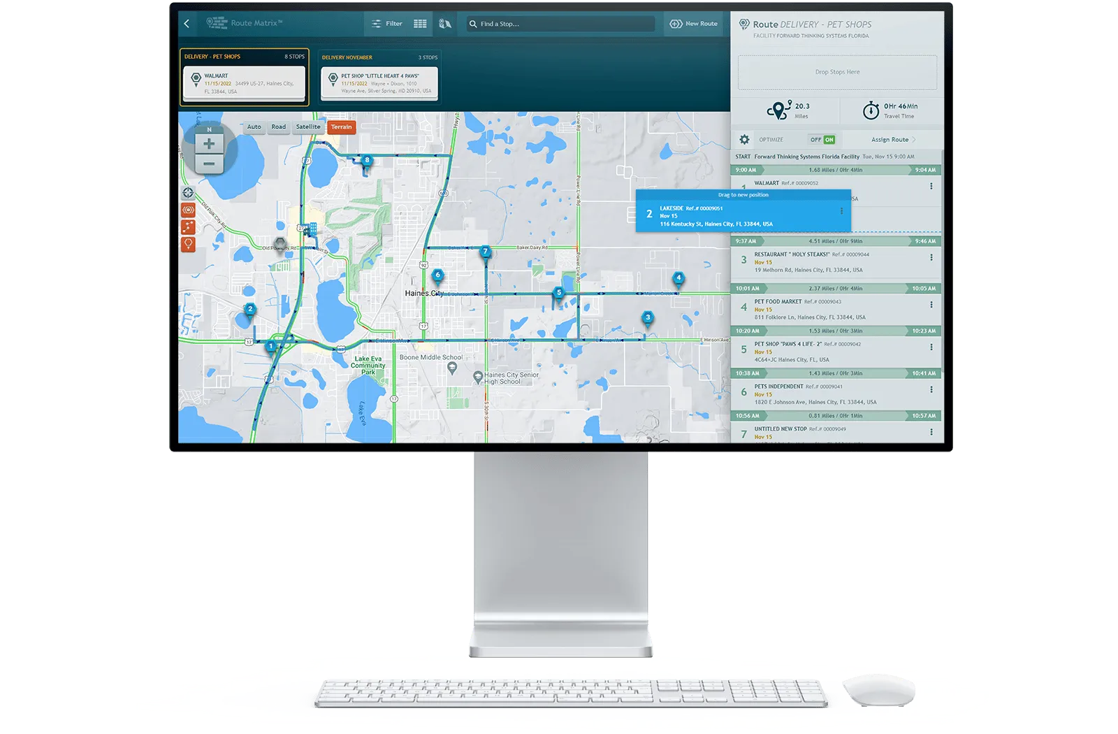 Fleet analytics dashboard with reports and data visualization